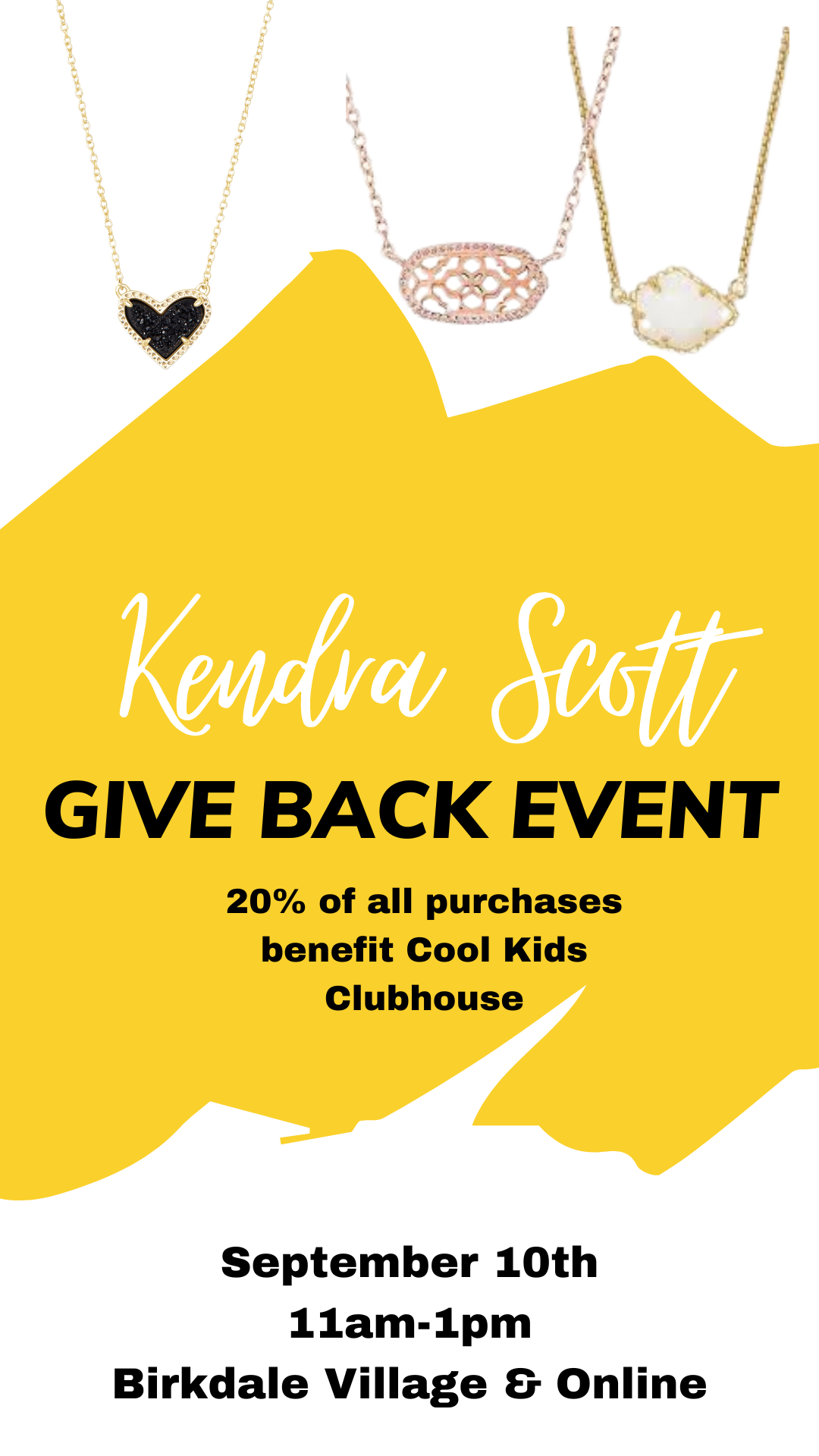 Kendra Scott 20 Days of Giving Fundraiser - ROCK