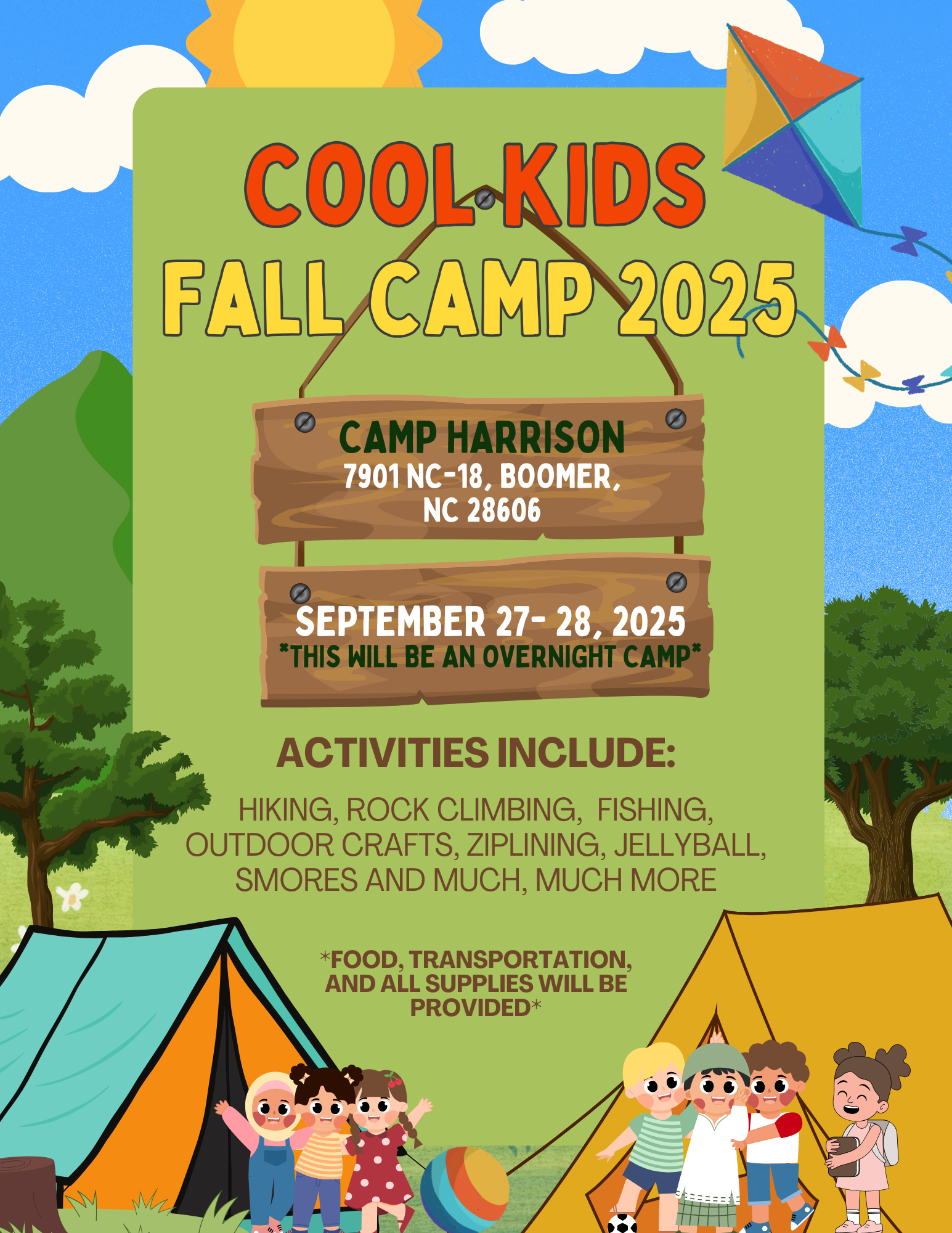 Camp Harrison Flyer